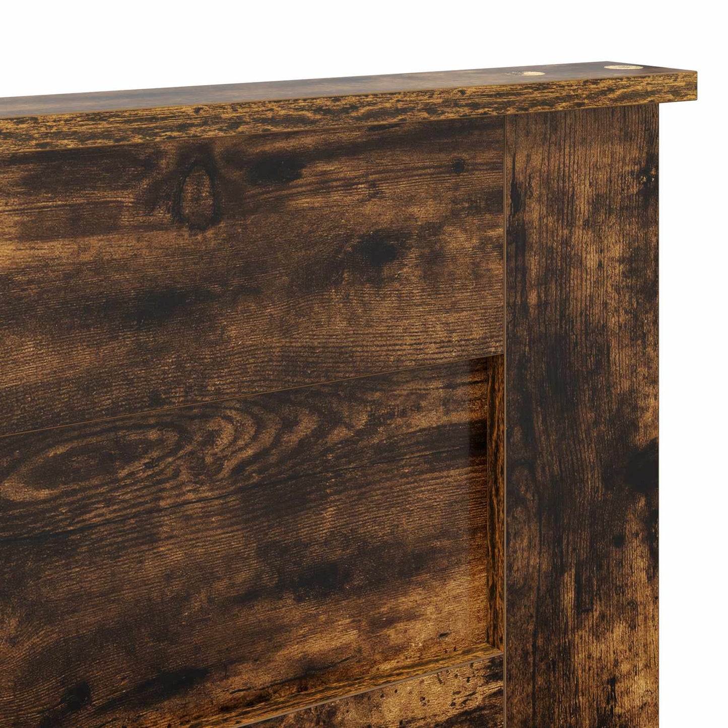 Čelo Postele Kouřový Dub Kompozitní Dřevo