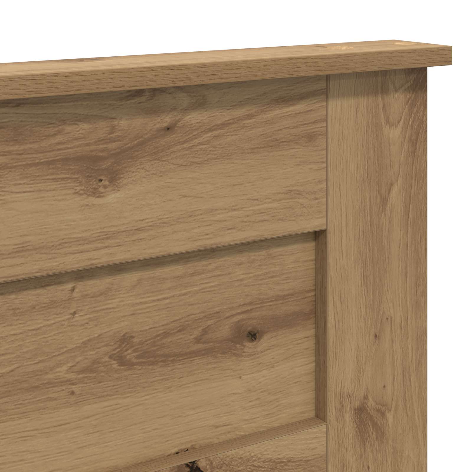 Čelo Postele Artisanový Dub Kompozitní Dřevo