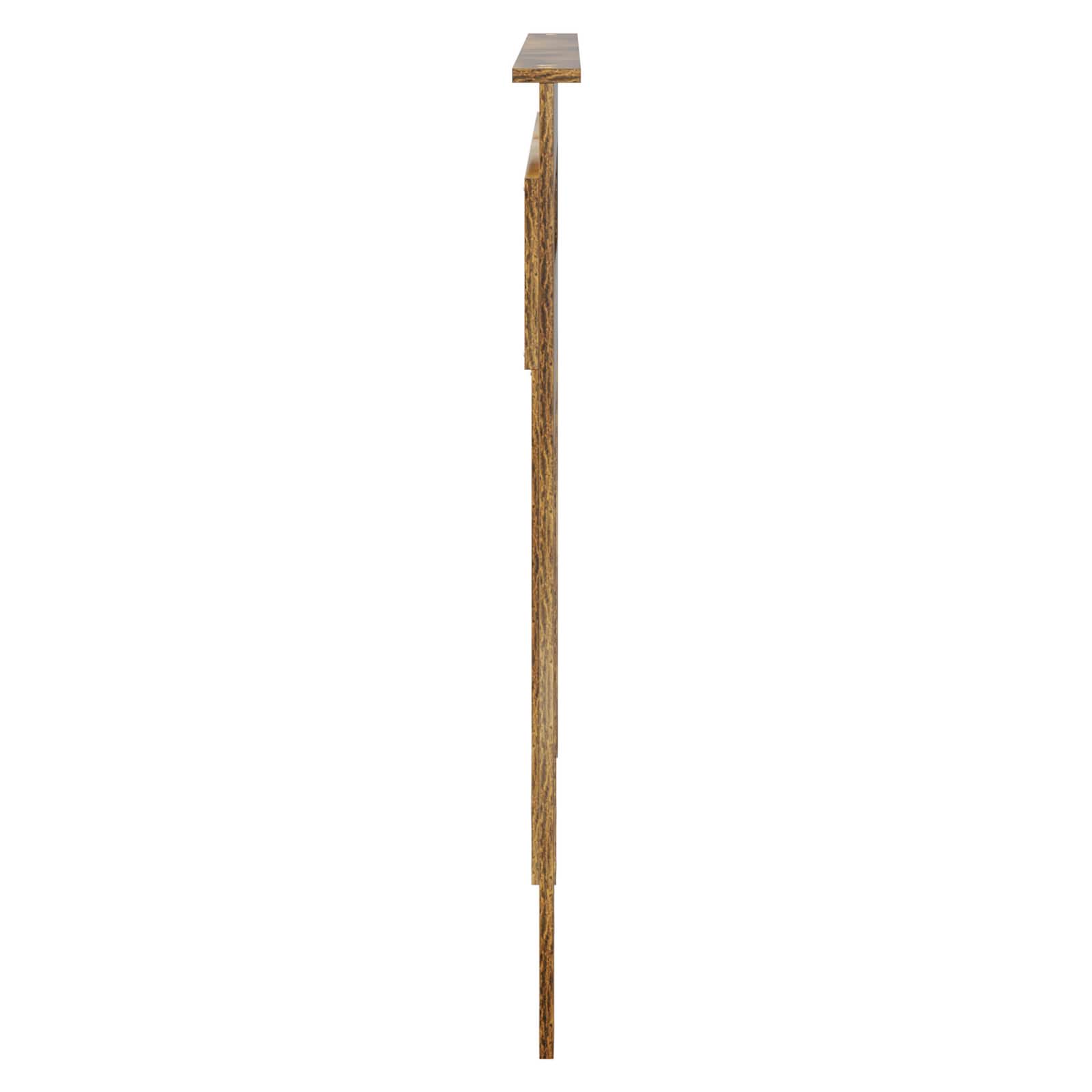 Čelo Postele Kouřový Dub Kompozitní Dřevo
