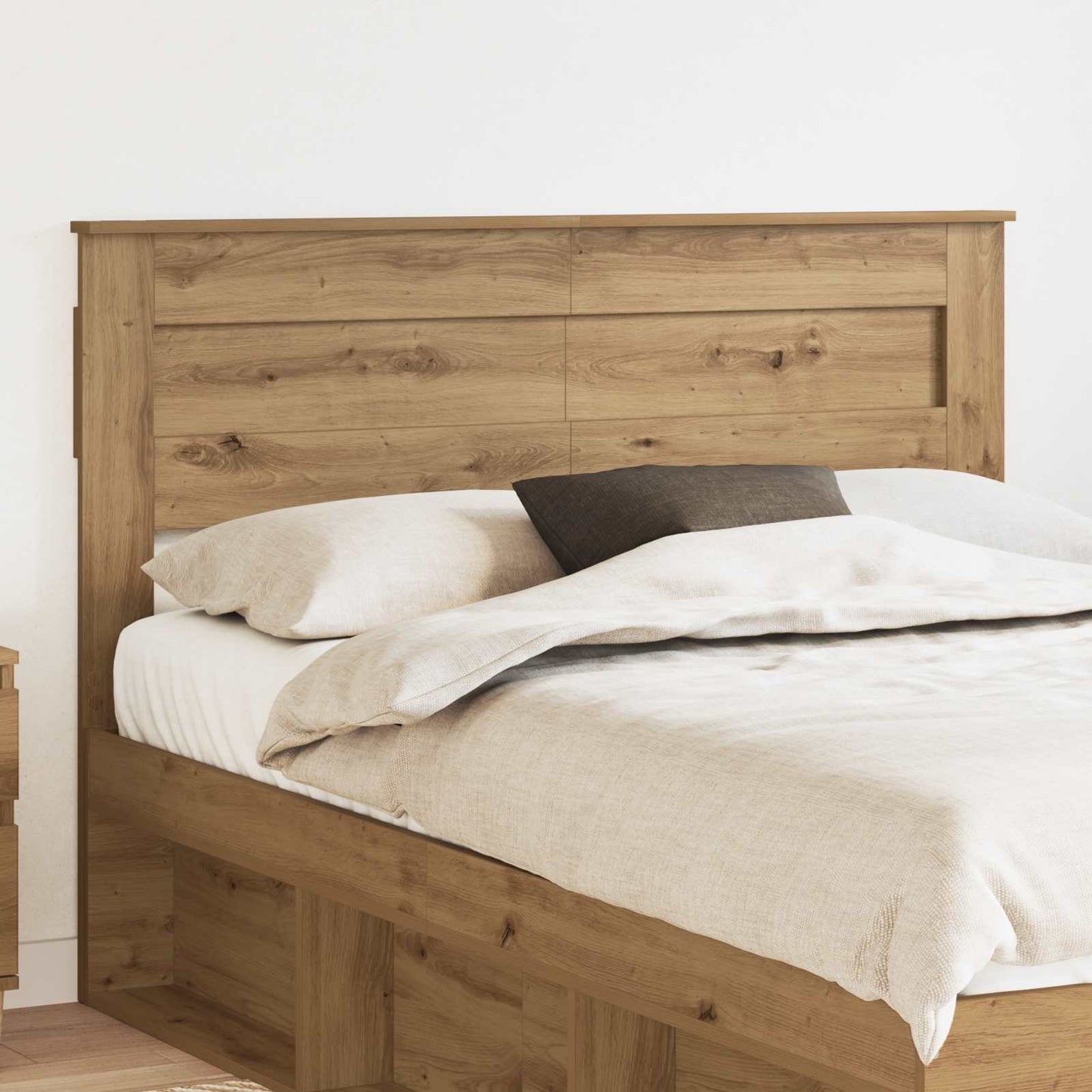 Čelo Postele Artisanový Dub Kompozitní Dřevo