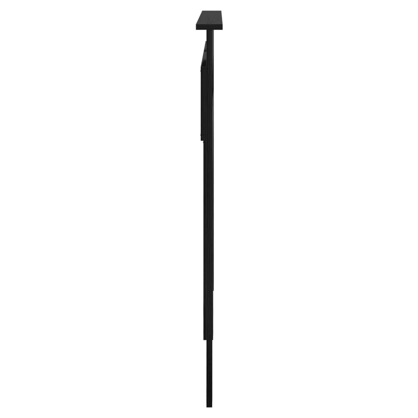 Čelo Postele Černý Dub Kompozitní Dřevo