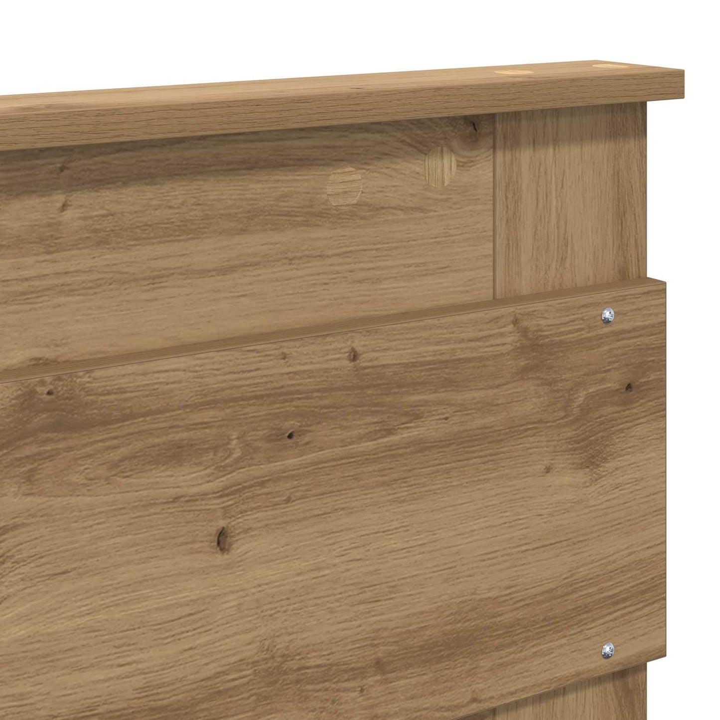 Čelo Postele Artisanový Dub Kompozitní Dřevo