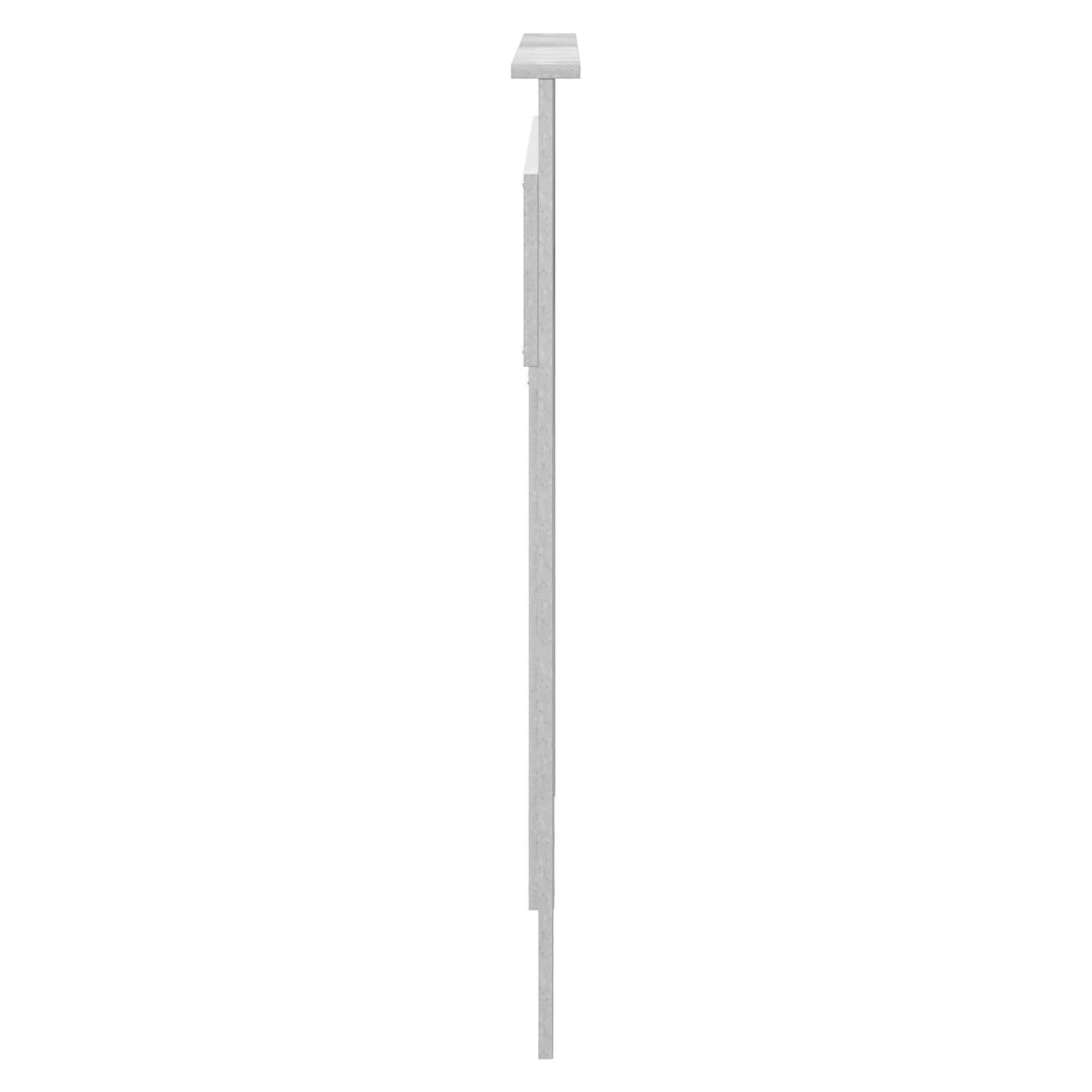 Čelo Postele Betonově Šedá Kompozitní Dřevo