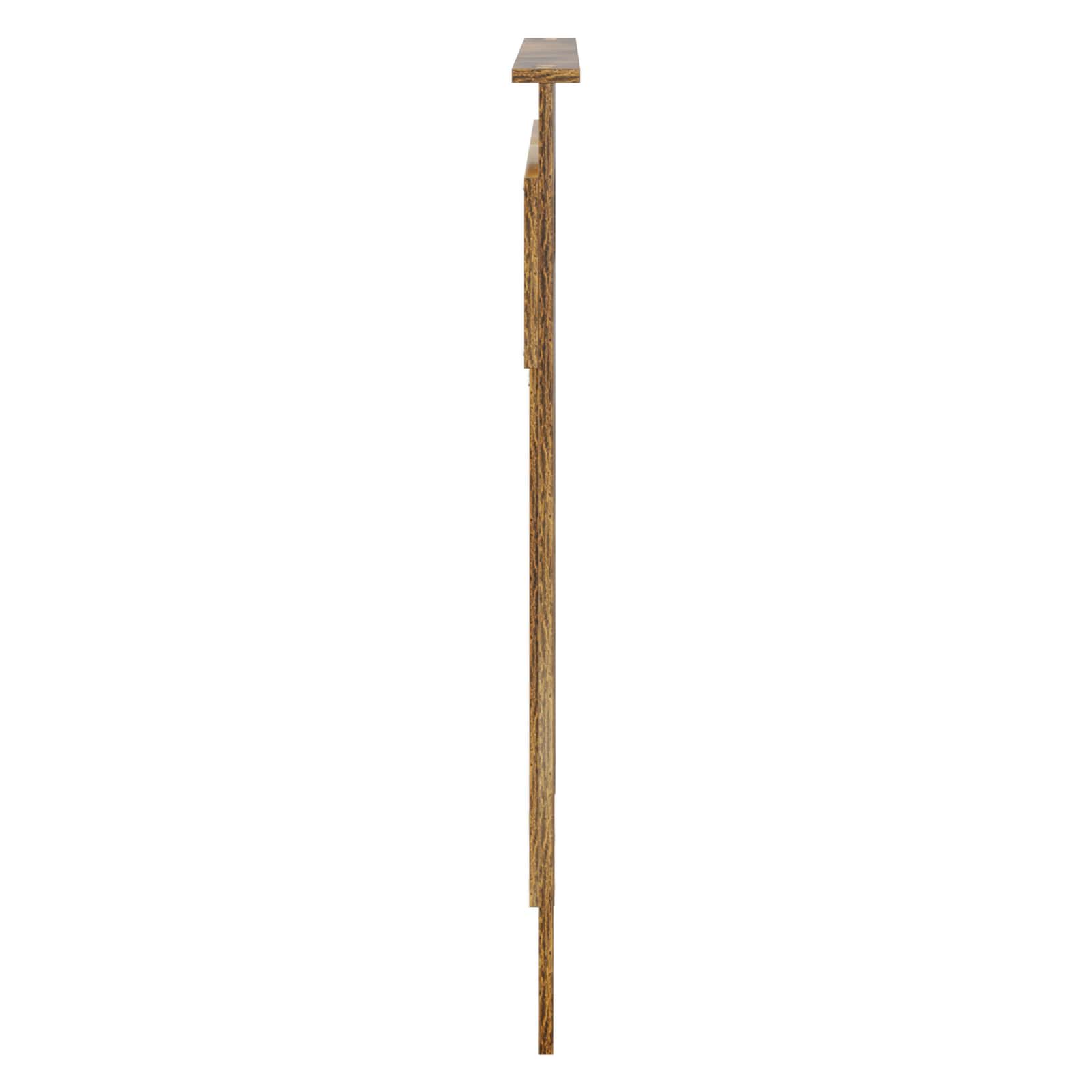 Čelo Postele Kouřový Dub Kompozitní Dřevo
