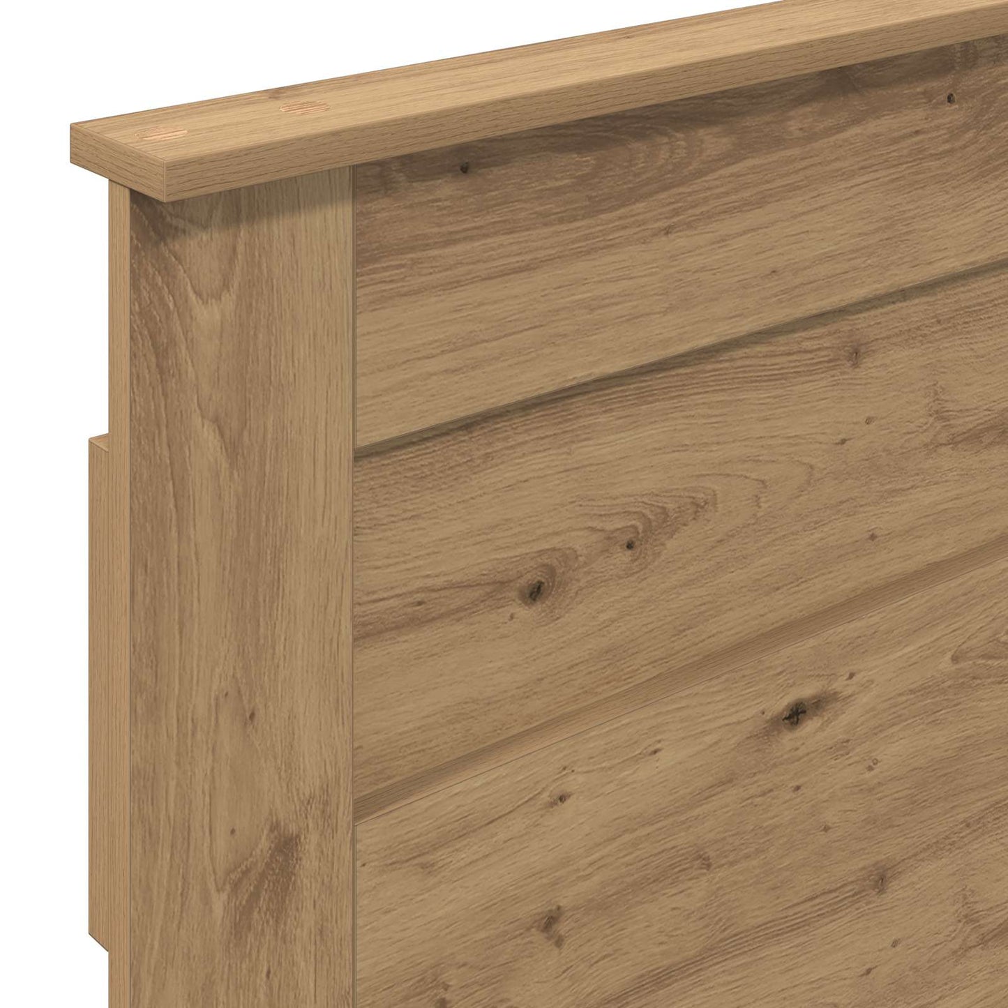 Čelo Postele Artisanový Dub Kompozitní Dřevo