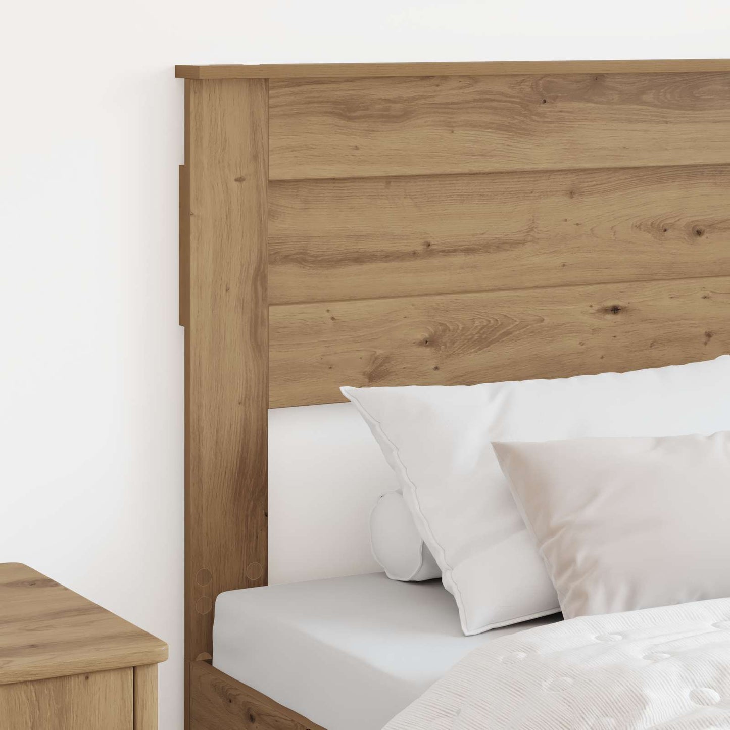 Čelo Postele Artisanový Dub Kompozitní Dřevo