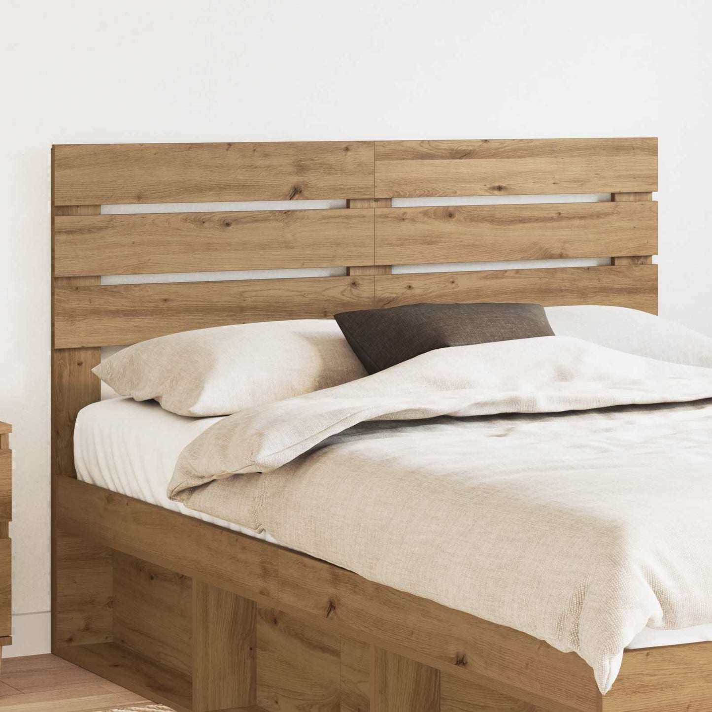 Čelo Postele Artisanový Dub Kompozitní Dřevo