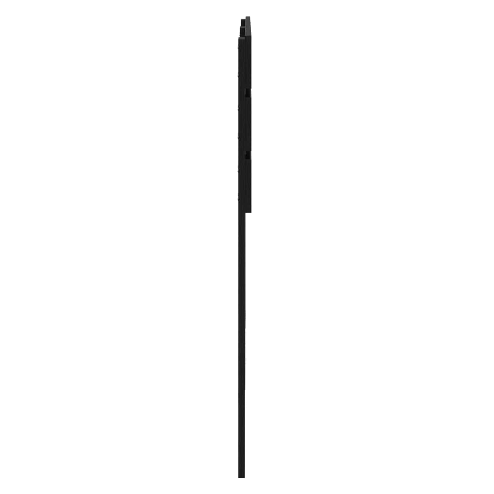 Čelo Postele Černý Dub Kompozitní Dřevo