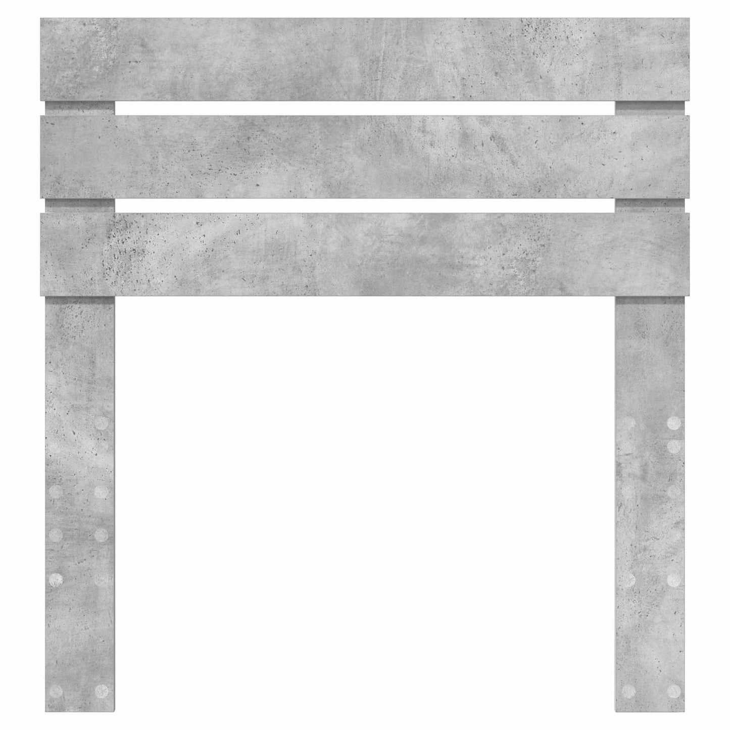 Čelo Postele Betonově Šedá Kompozitní Dřevo