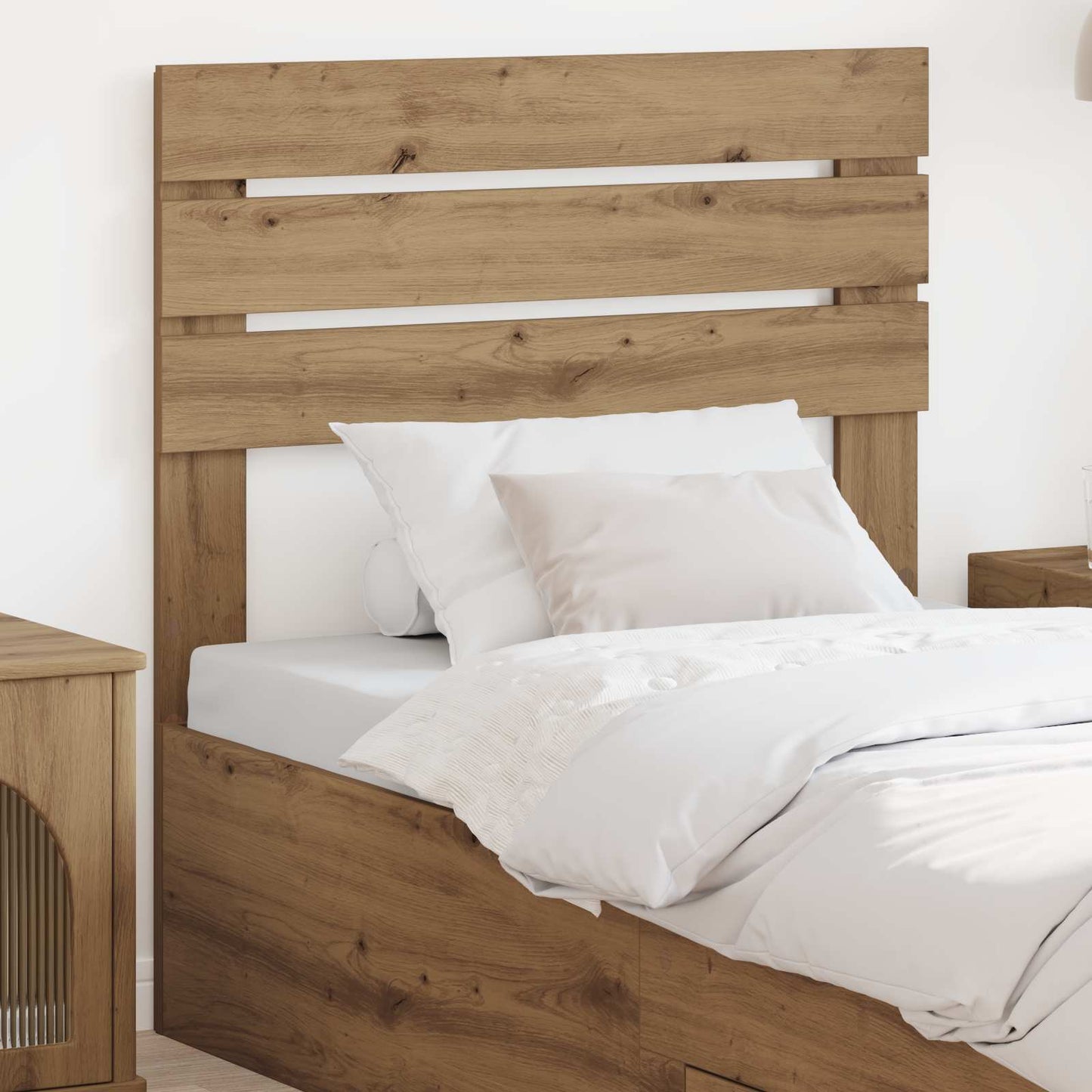 Čelo Postele Artisanový Dub Kompozitní Dřevo