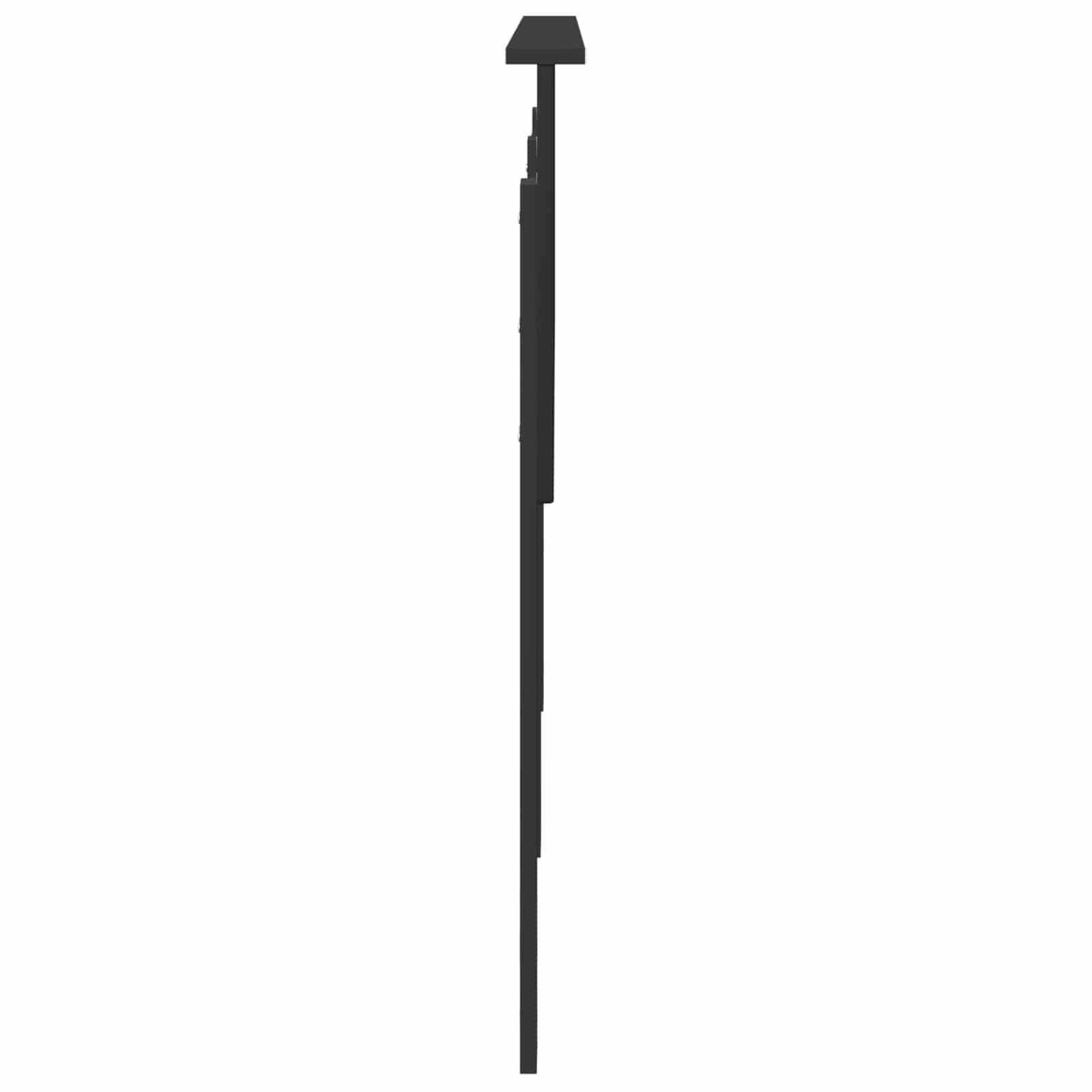 Čelo Postele Černý Dub Kompozitní Dřevo