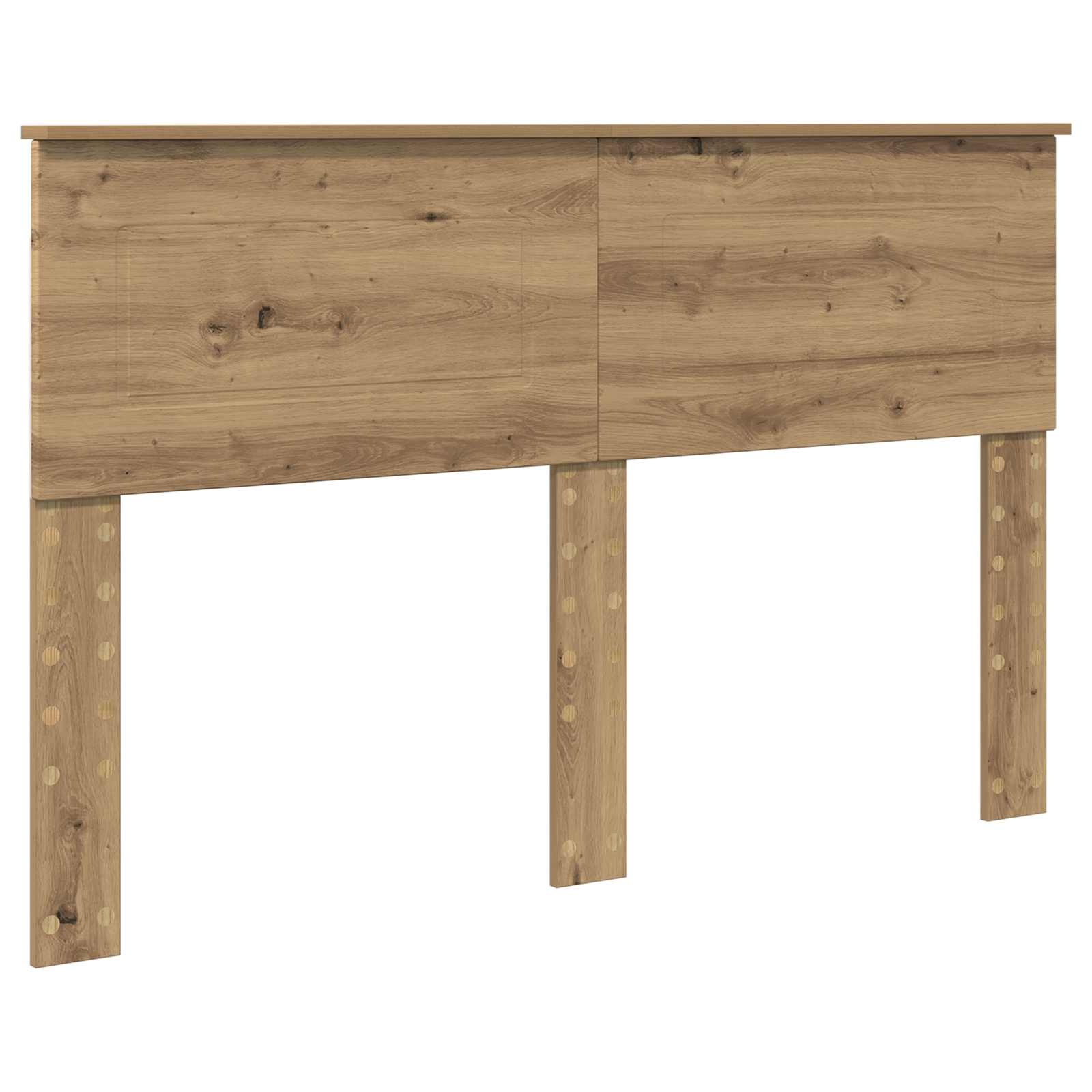 Čelo Postele Artisanový Dub Kompozitní Dřevo