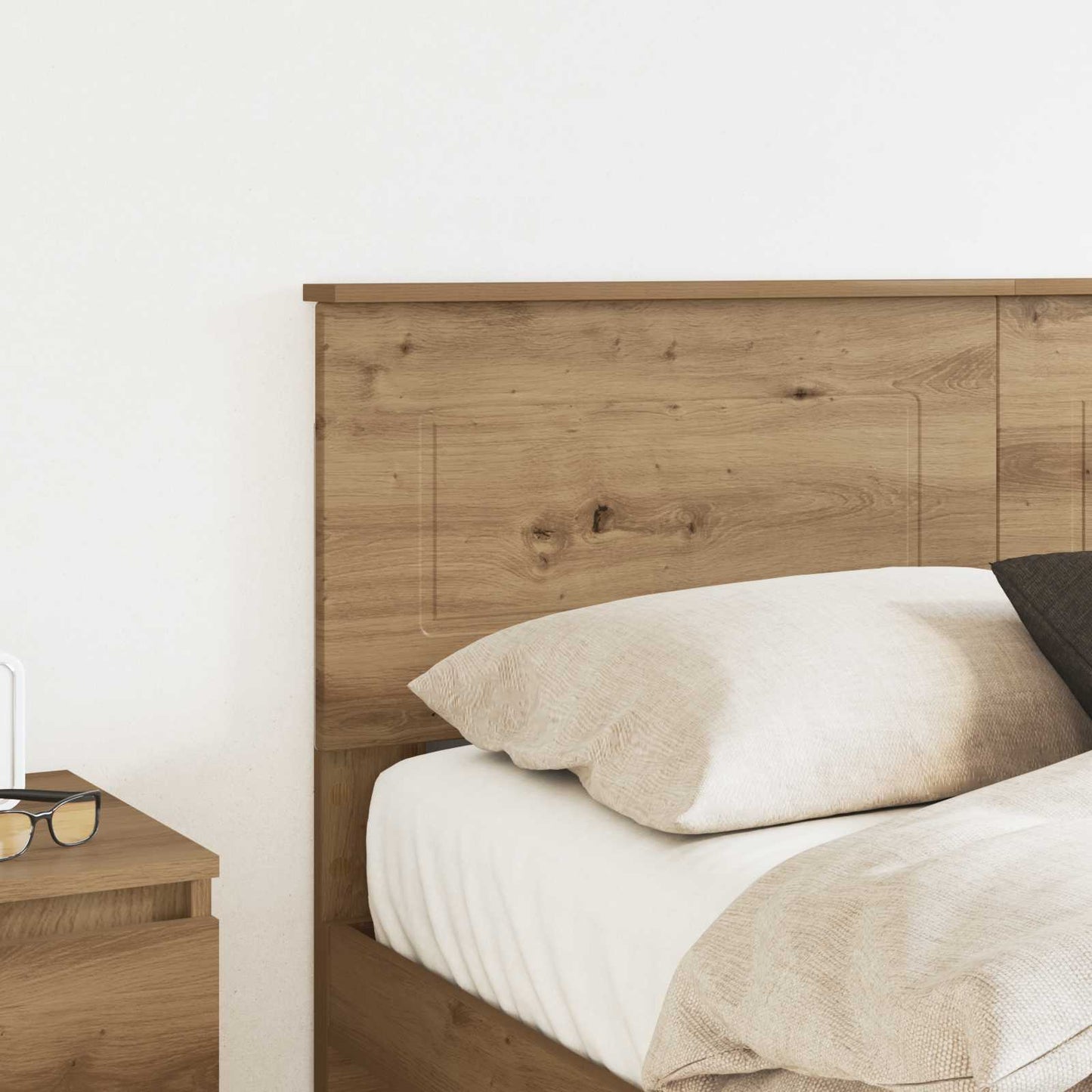 Čelo Postele Artisanový Dub Kompozitní Dřevo