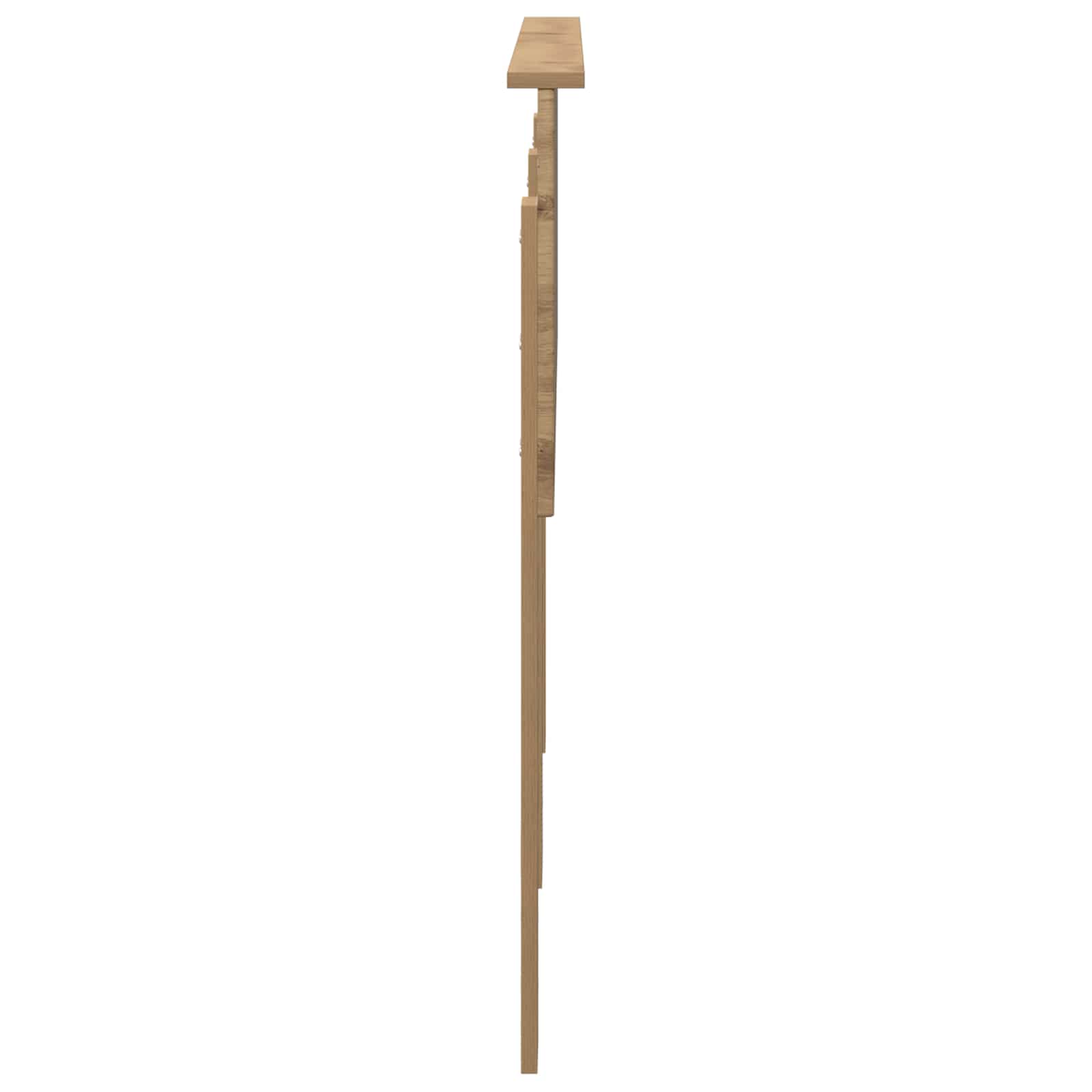 Čelo Postele Artisanový Dub Kompozitní Dřevo