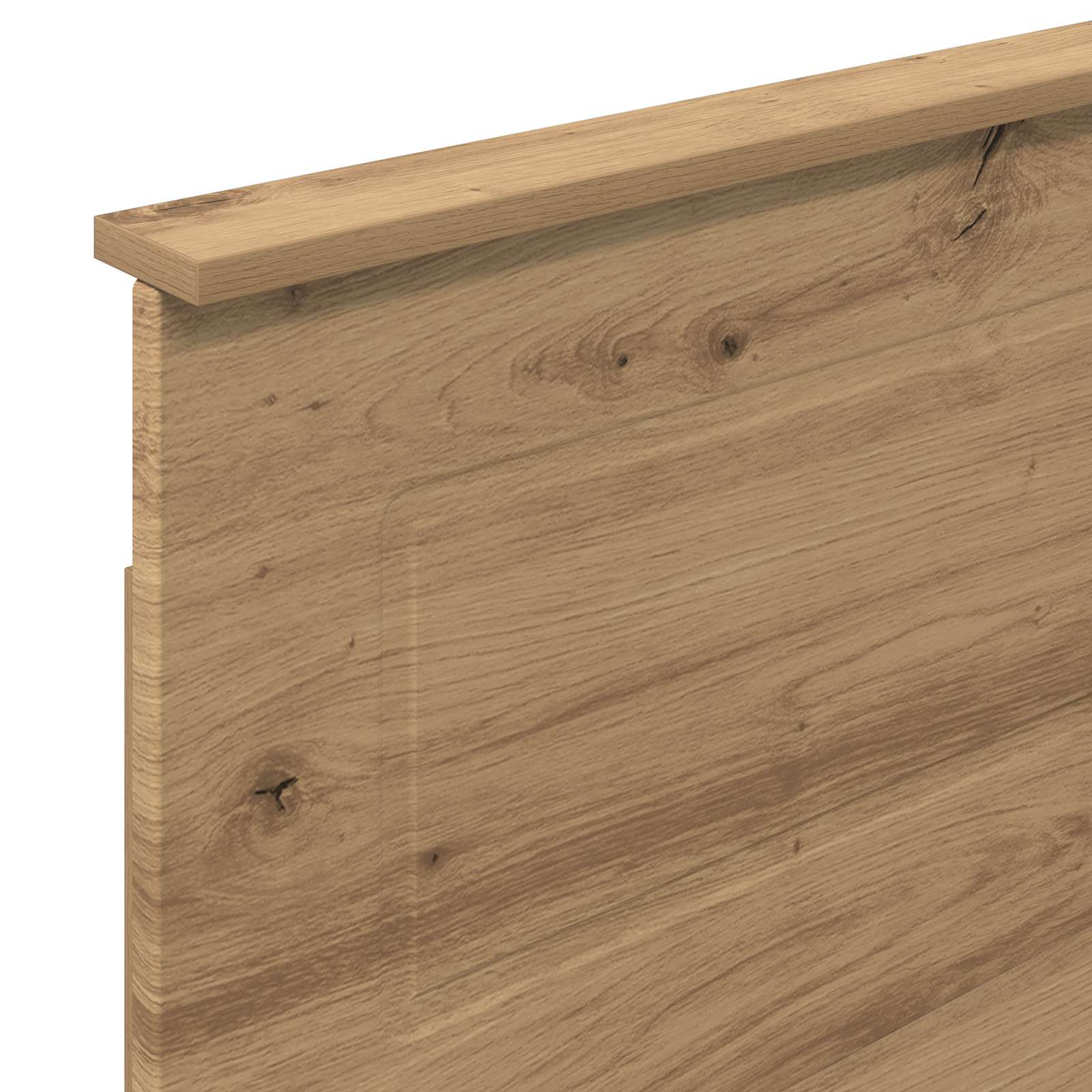 Čelo Postele Artisanový Dub Kompozitní Dřevo