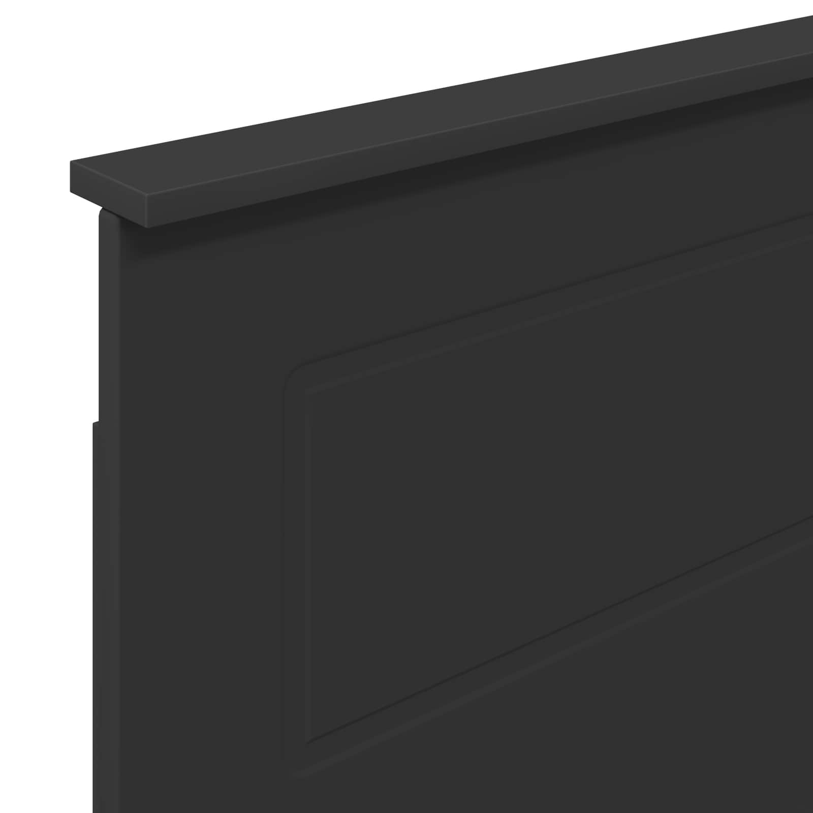 Čelo Postele Černý Dub Kompozitní Dřevo