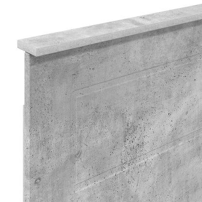 Čelo Postele Betonově Šedá Kompozitní Dřevo