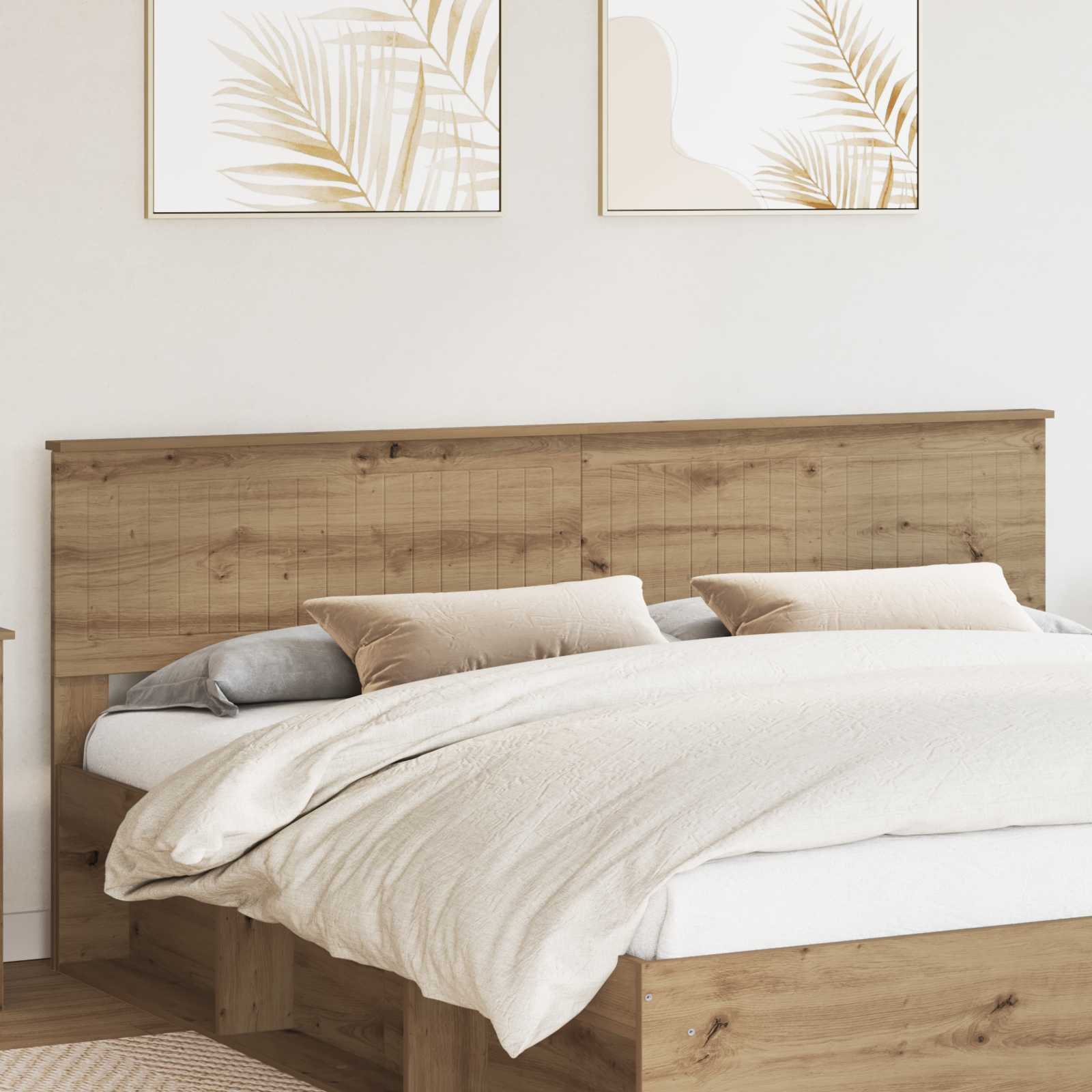 Čelo Postele Artisanový Dub Kompozitní Dřevo