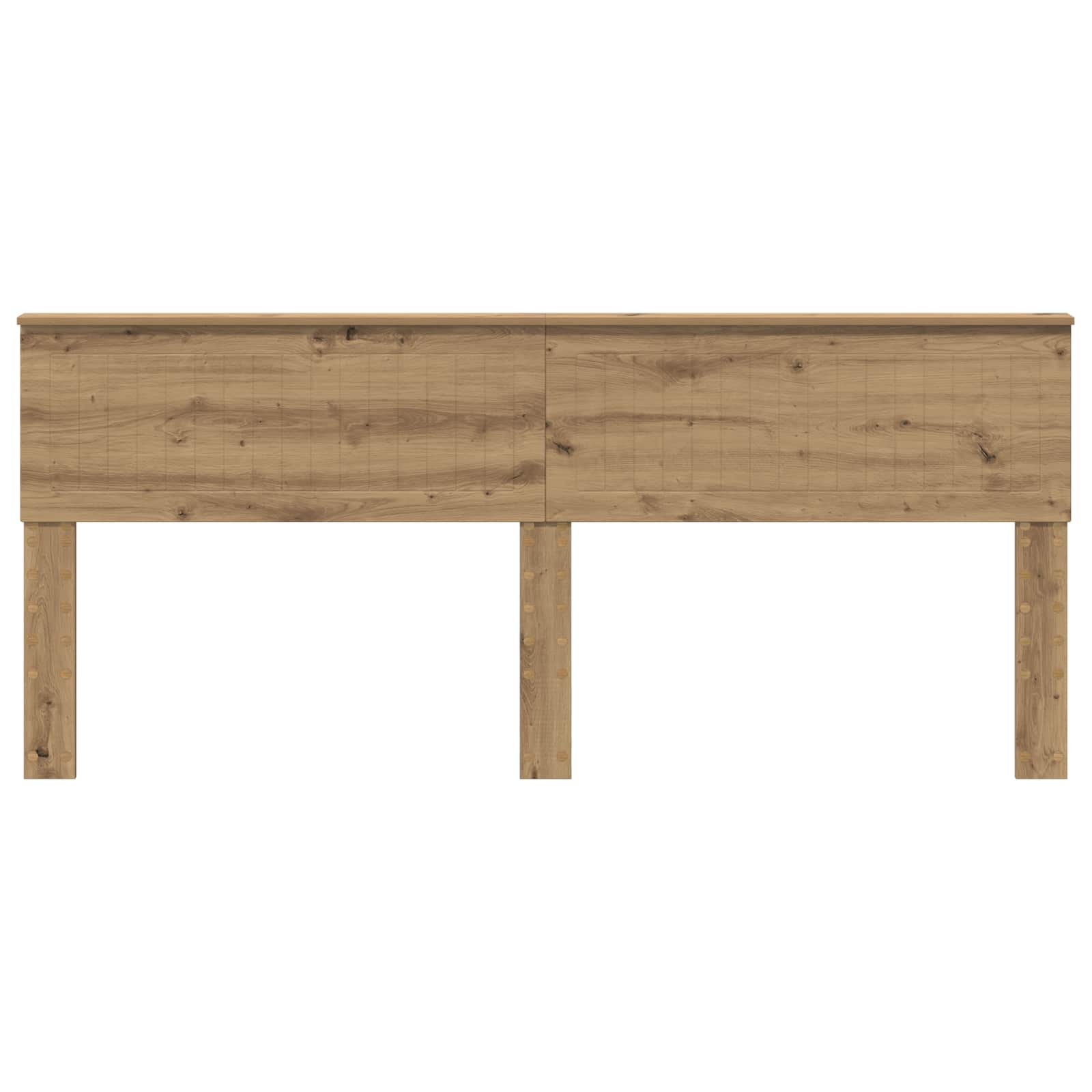 Čelo Postele Artisanový Dub Kompozitní Dřevo