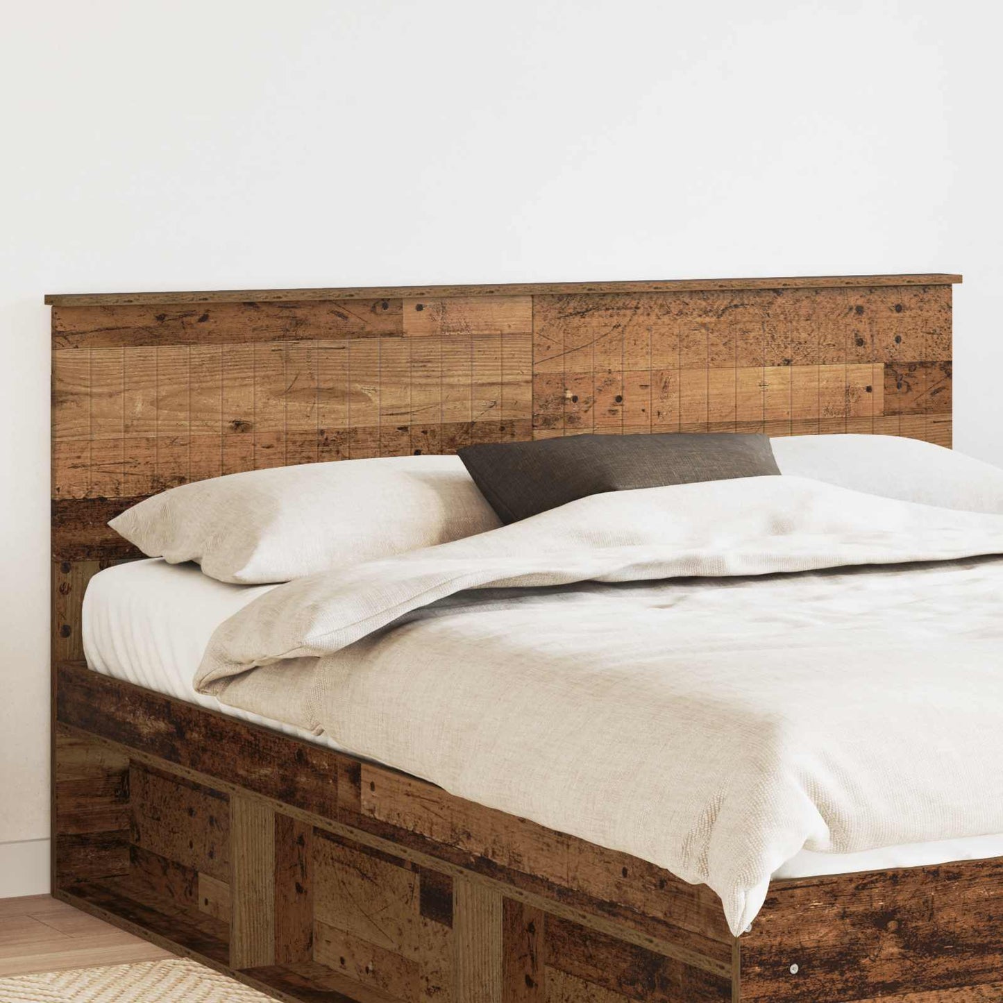 Čelo Postele Staré Dřevo Kompozitní Dřevo