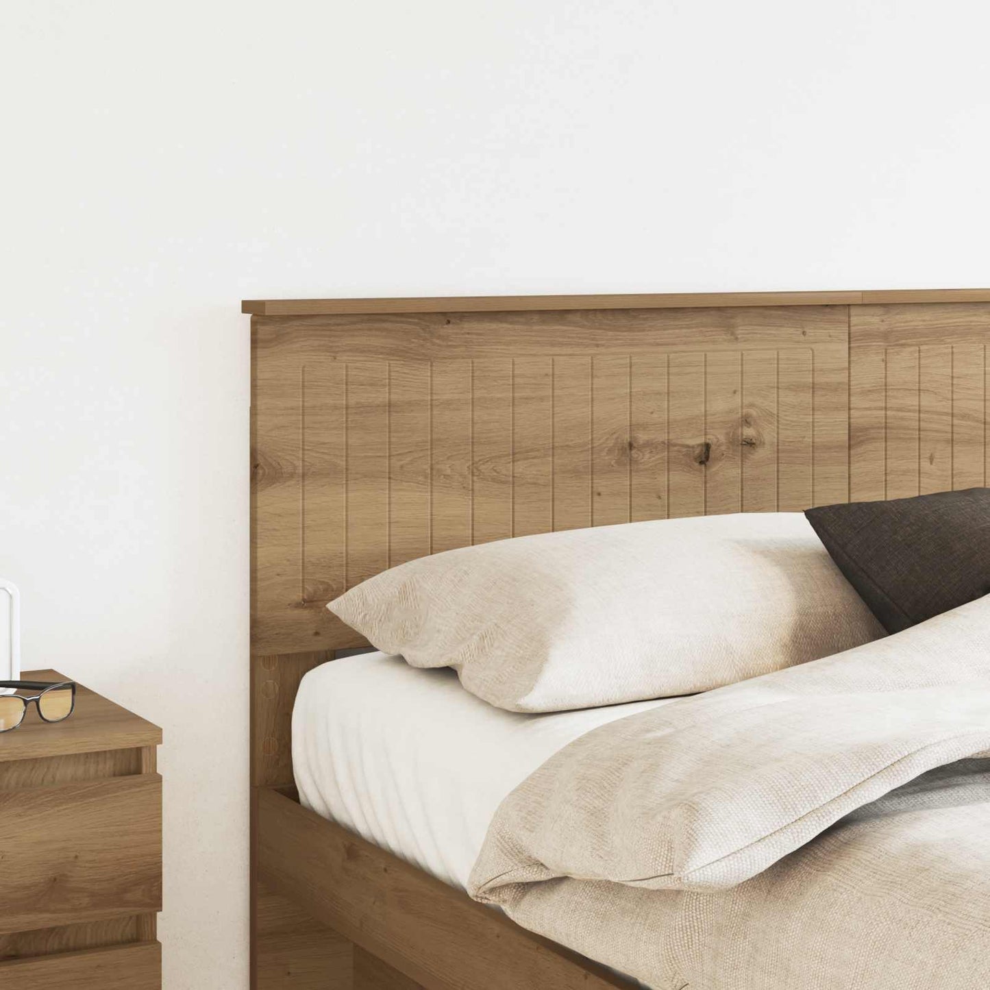 Čelo Postele Artisanový Dub Kompozitní Dřevo