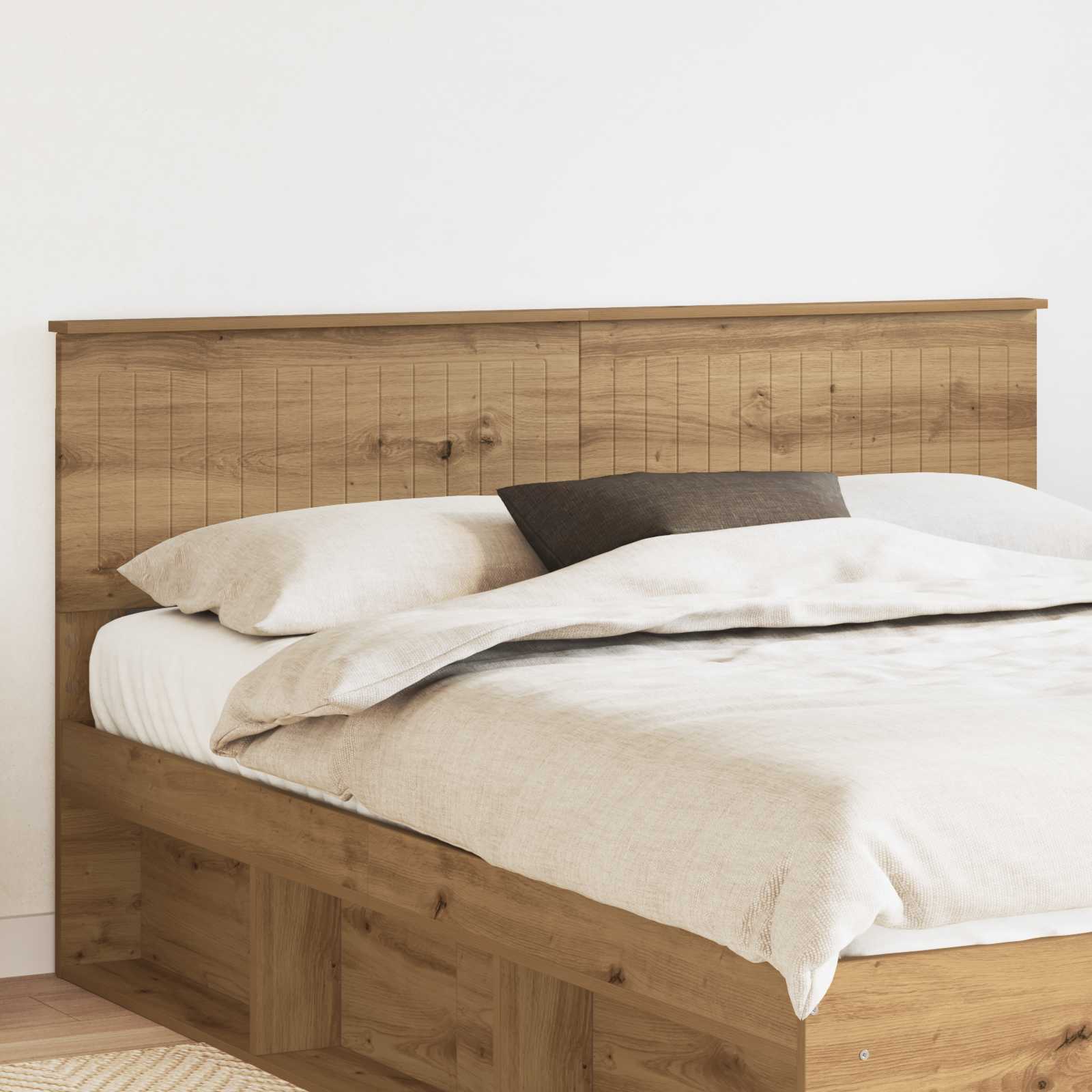 Čelo Postele Artisanový Dub Kompozitní Dřevo