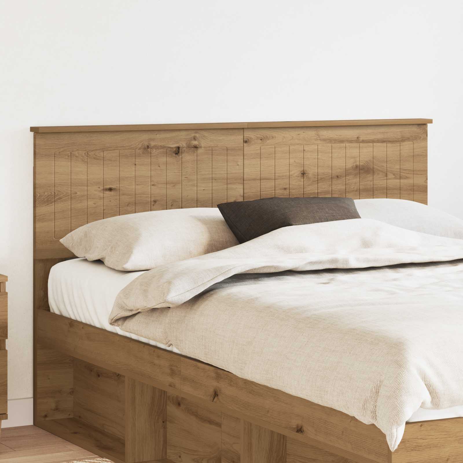 Čelo Postele Artisanový Dub Kompozitní Dřevo