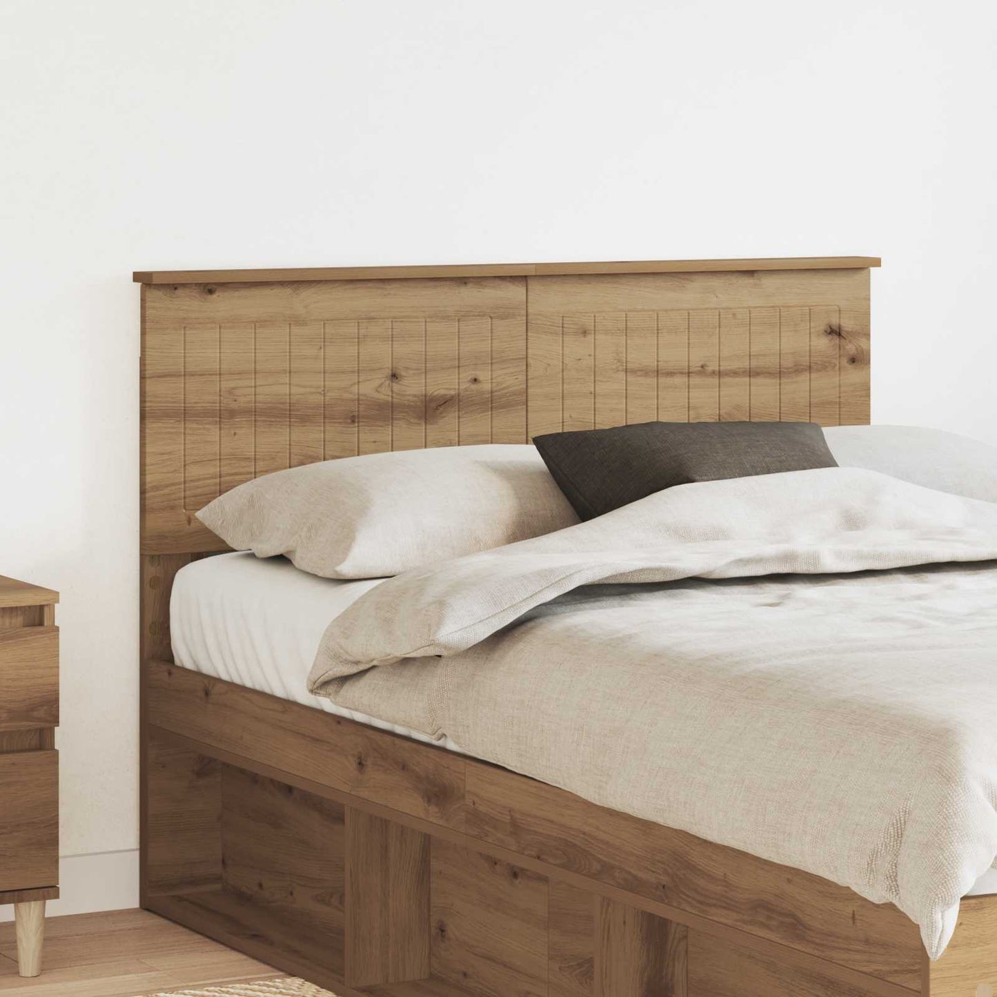 Čelo Postele Artisanový Dub Kompozitní Dřevo