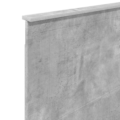 Čelo Postele Betonově Šedá Kompozitní Dřevo