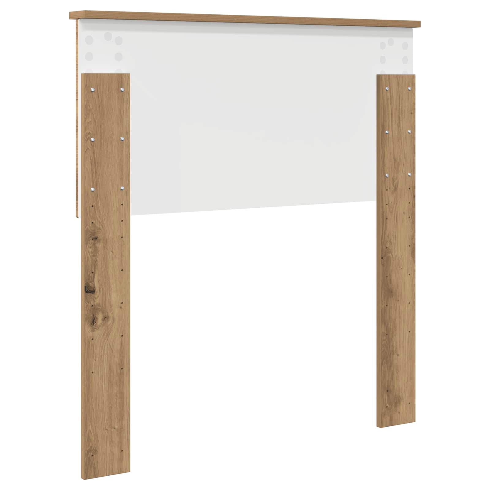 Čelo Postele Artisanový Dub Kompozitní Dřevo