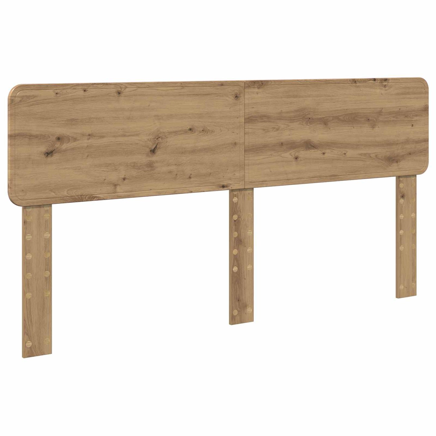 Čelo Postele Artisanový Dub Kompozitní Dřevo