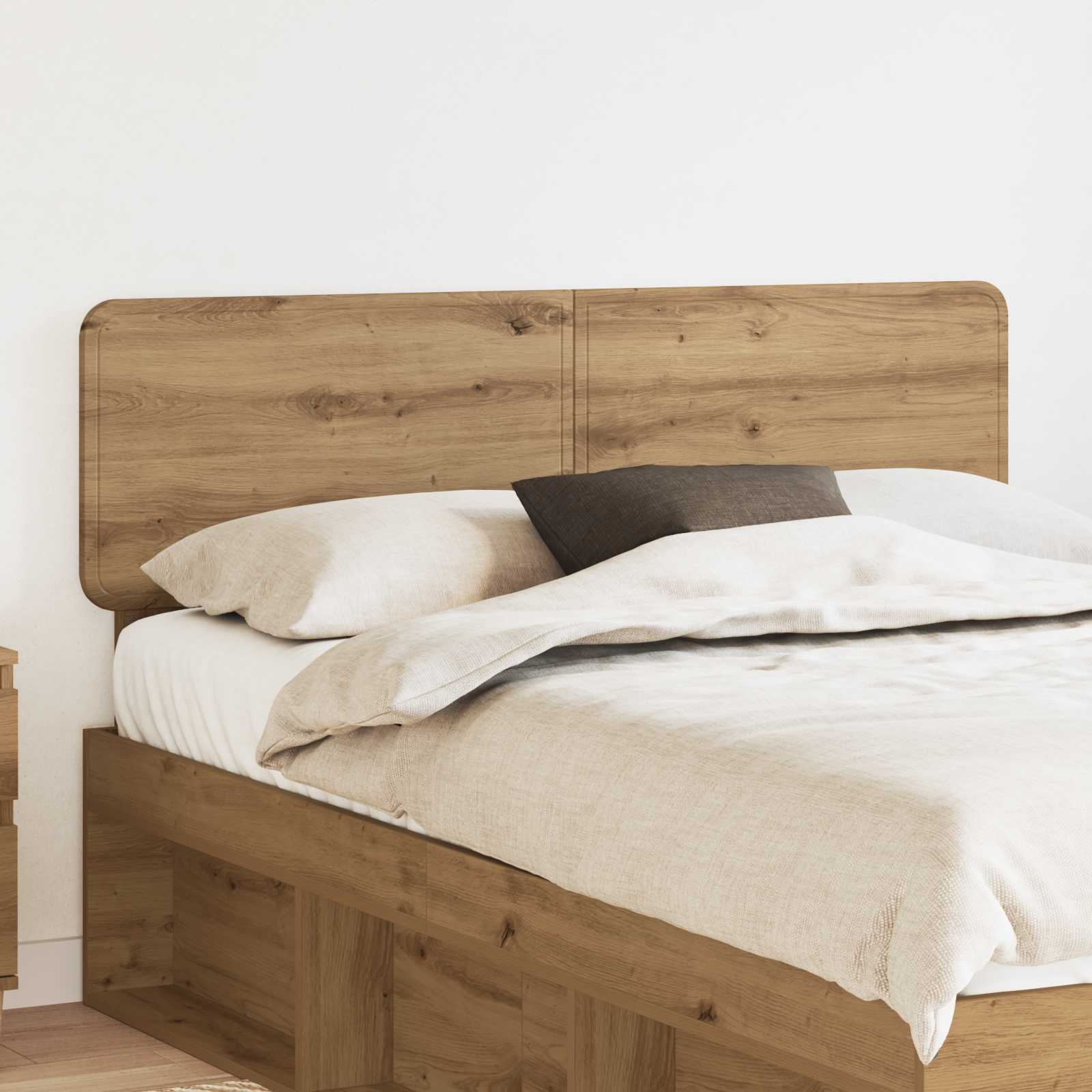 Čelo Postele Artisanový Dub Kompozitní Dřevo