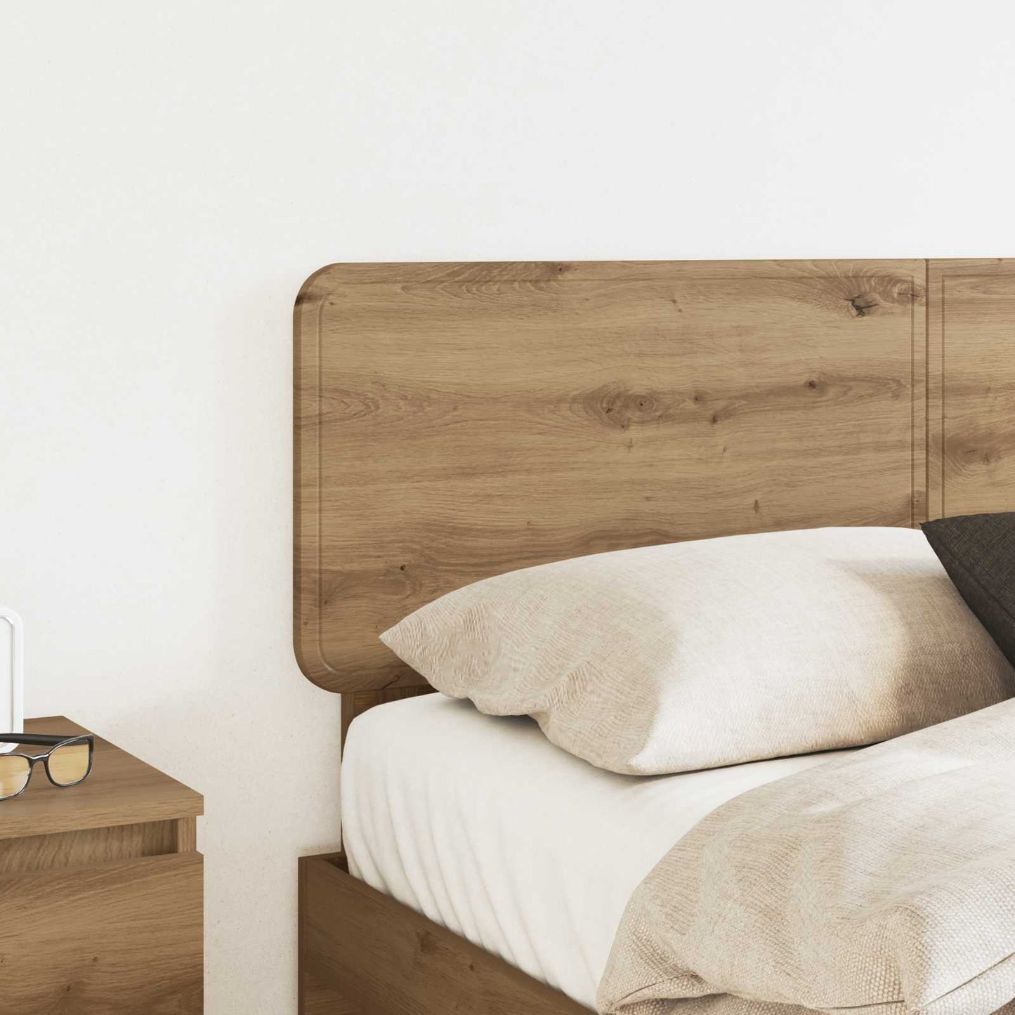 Čelo Postele Artisanový Dub Kompozitní Dřevo