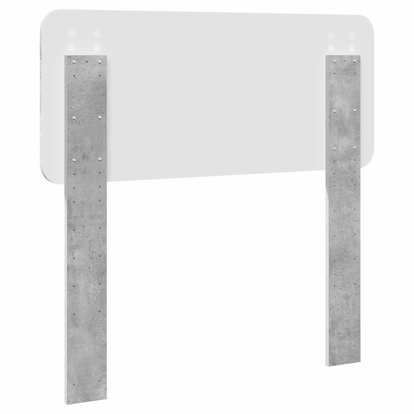 Čelo Postele Betonově Šedá Kompozitní Dřevo