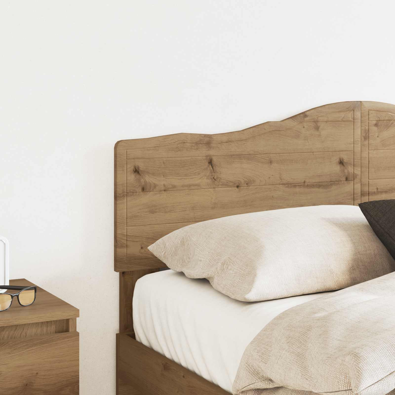 Čelo Postele Artisanový Dub Kompozitní Dřevo