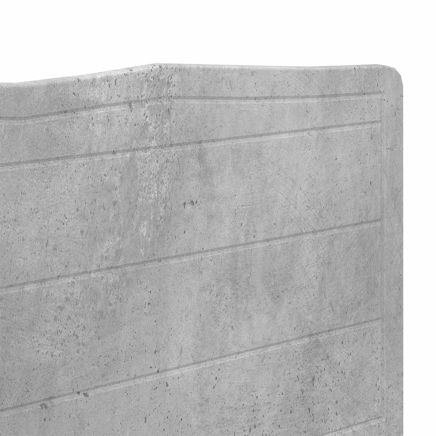 Čelo Postele Betonově Šedá Kompozitní Dřevo
