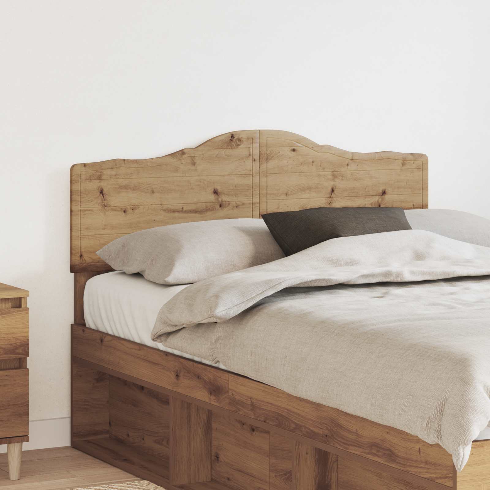 Čelo Postele Artisanový Dub Kompozitní Dřevo