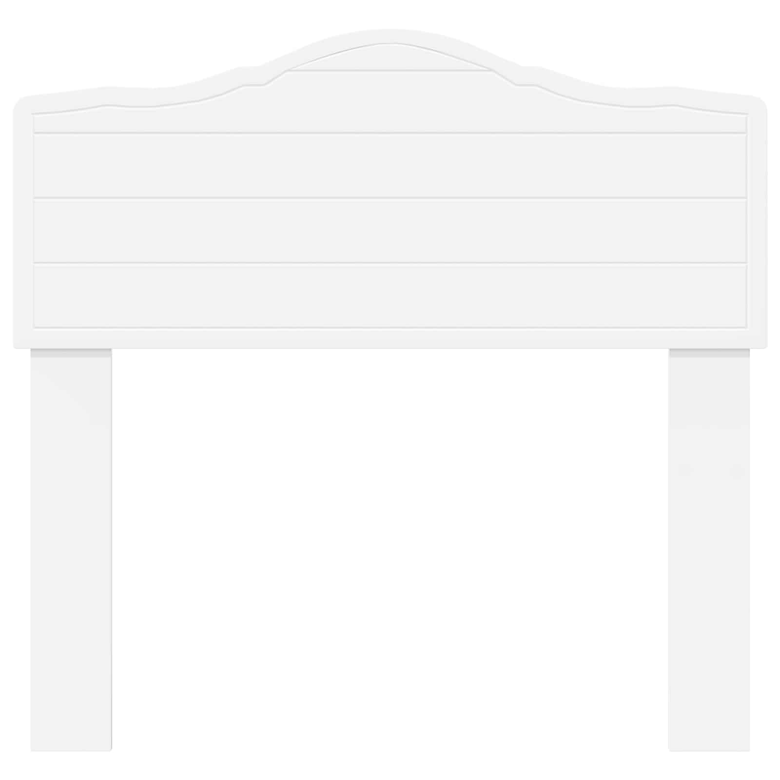 Čelo Postele Bílá Kompozitní Dřevo