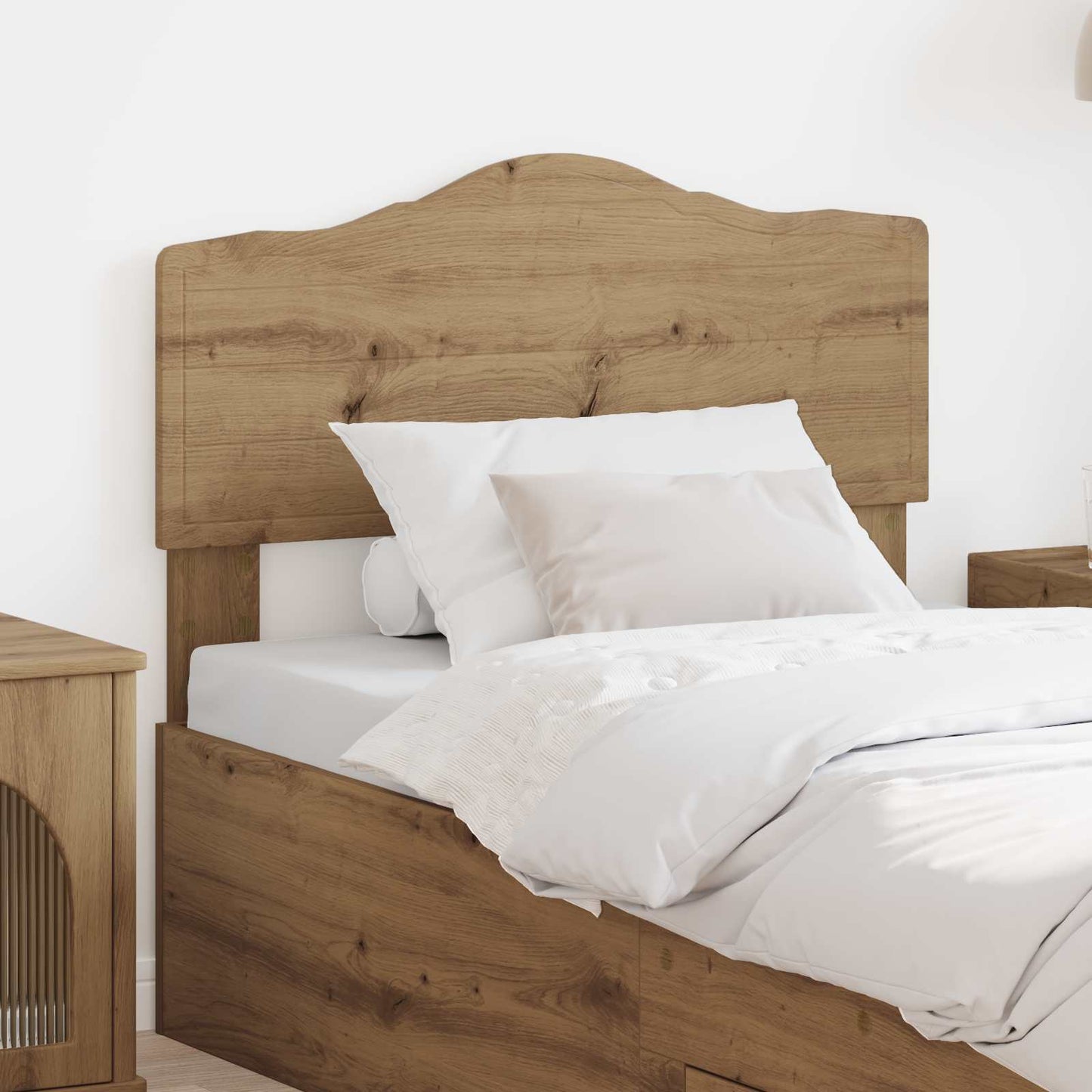 Čelo Postele Artisanový Dub Kompozitní Dřevo