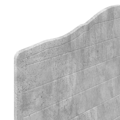 Čelo Postele Betonově Šedá Kompozitní Dřevo