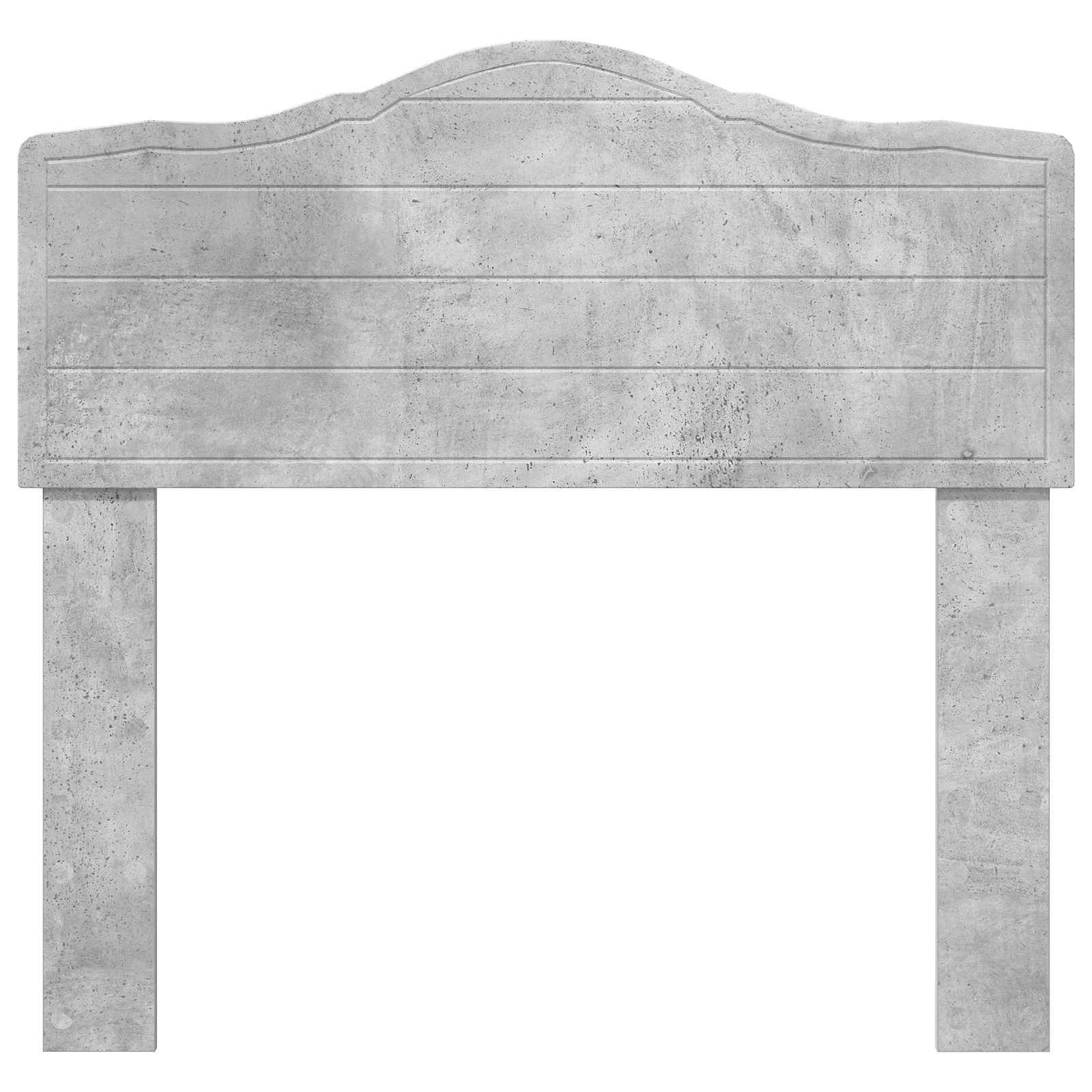 Čelo Postele Betonově Šedá Kompozitní Dřevo