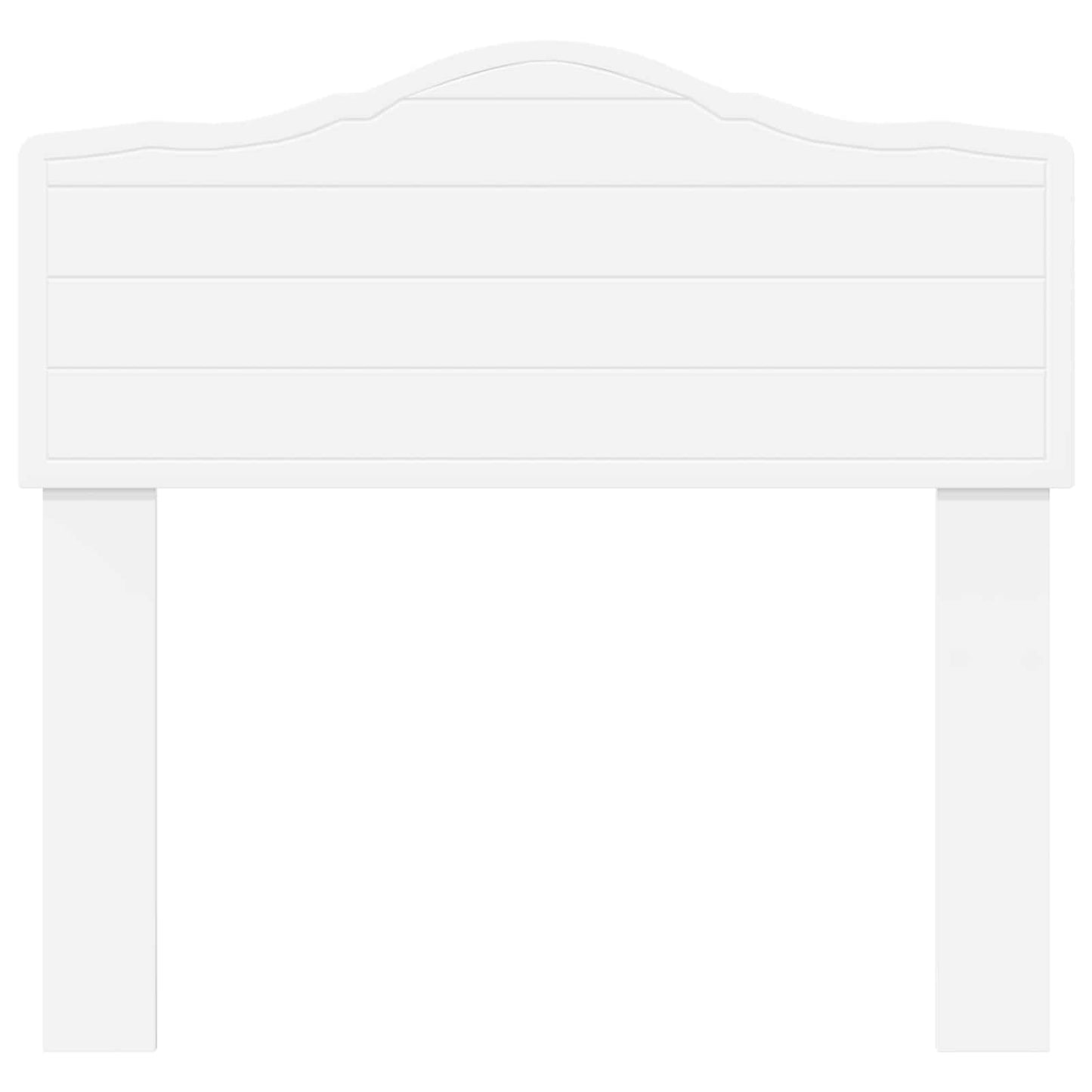 Čelo Postele Bílá Kompozitní Dřevo