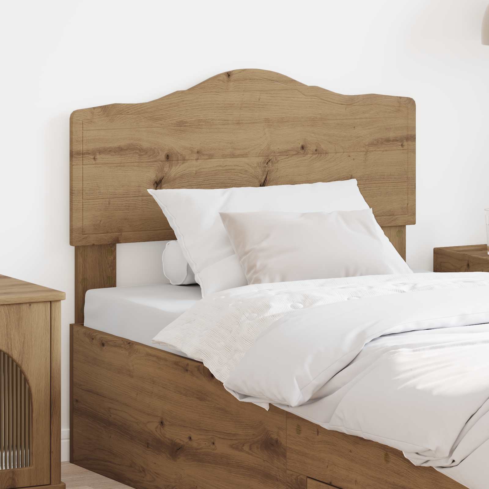 Čelo Postele Artisanový Dub Kompozitní Dřevo