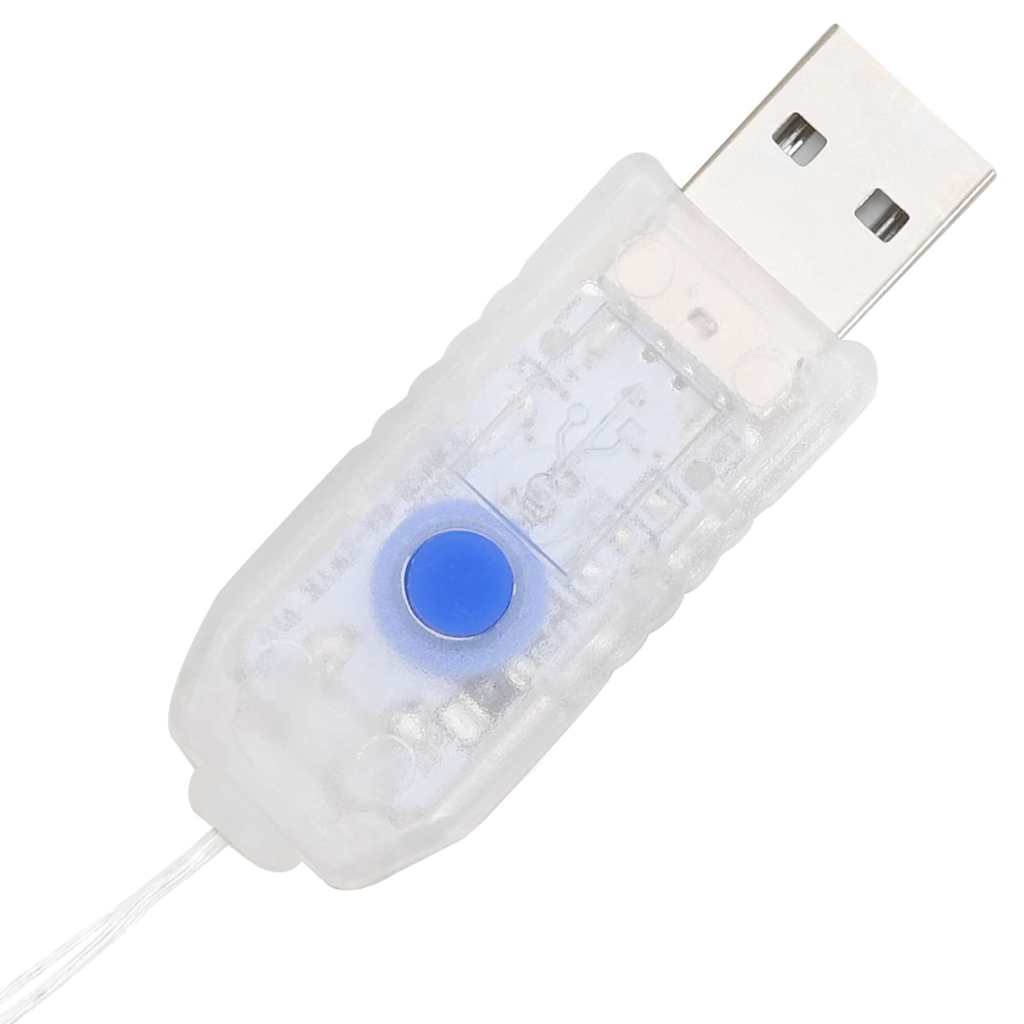 Rodina Sobů 3 Ks 300 Led Teplá Bílá 67 X 26 X 127 Cm Pet