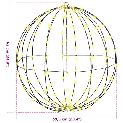 Koule S 192 Led Diodami Teplá Bílá 59,5 X 59,5 X 63 Cm Kov