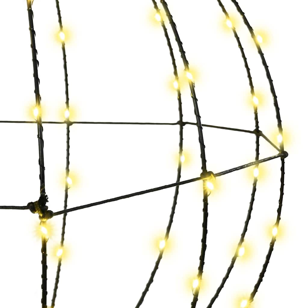 Koule 2 Ks Teplá Bílá 30 X 30 X 32 Cm Kov 192 Led Diod