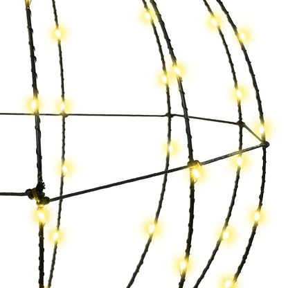 Koule 2 Ks Teplá Bílá 30 X 30 X 32 Cm Kov 192 Led Diod