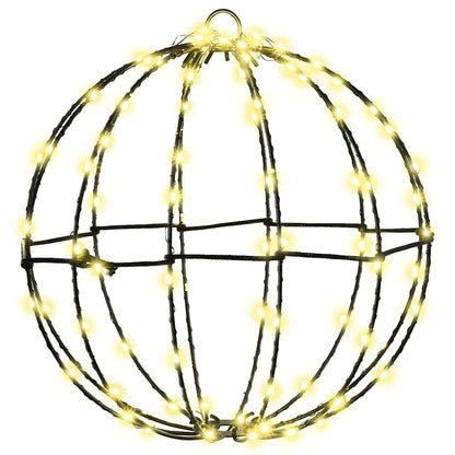 Koule 2 Ks Teplá Bílá 30 X 30 X 32 Cm Kov 192 Led Diod