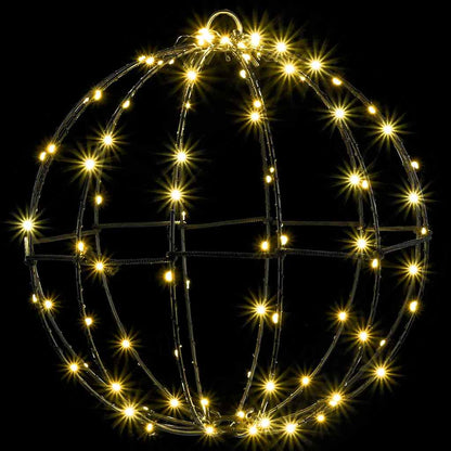 Koule 2 Ks Teplá Bílá 30 X 30 X 32 Cm Kov 192 Led Diod