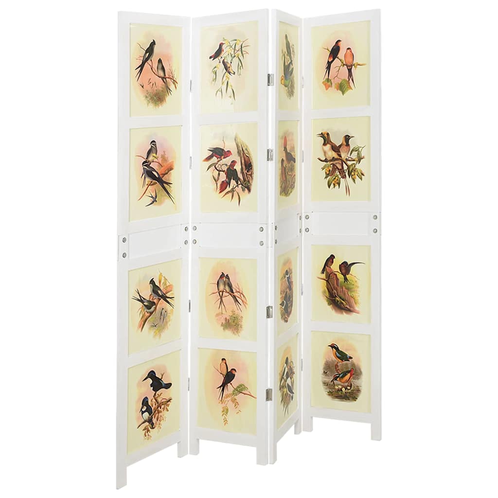 Romdivider Panel Bílá 212 X 165 Cm Mdf